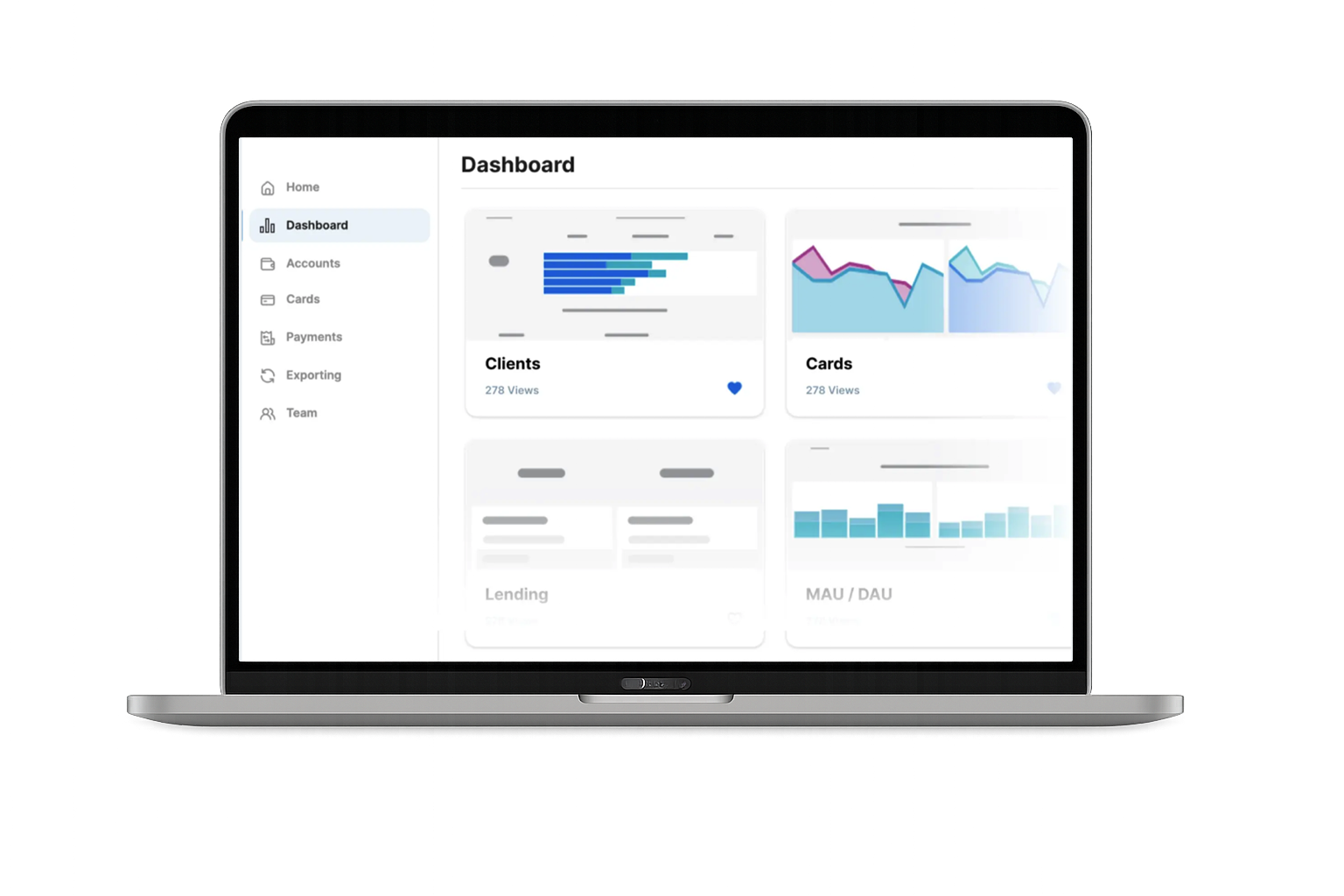 Toqio dashboard
