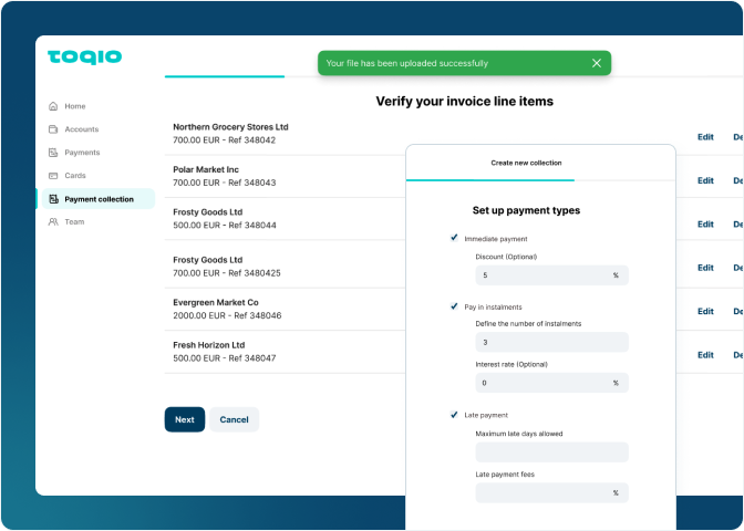 Receivables automation